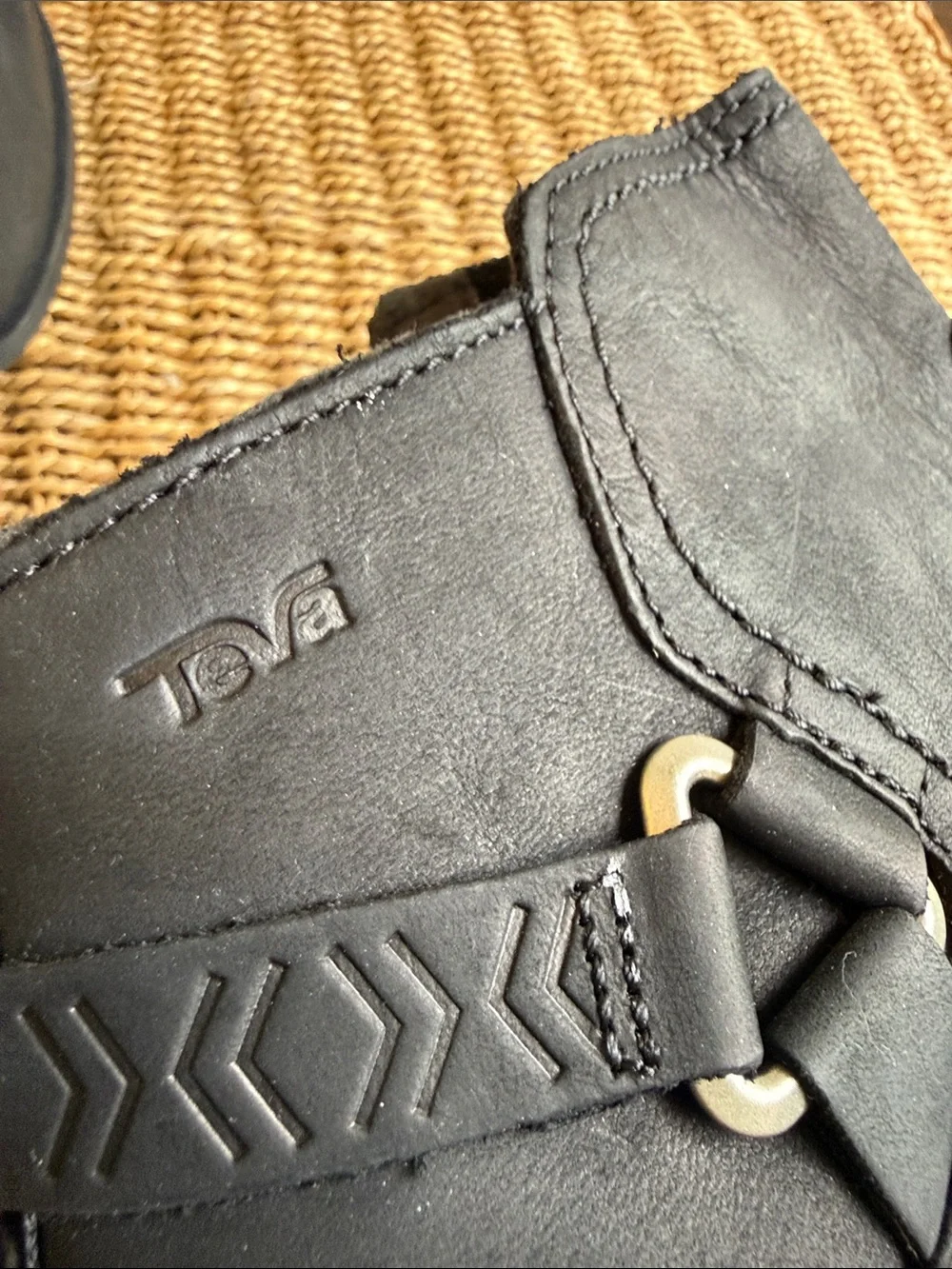 TOMS Black Leather Ankle Boots for Women